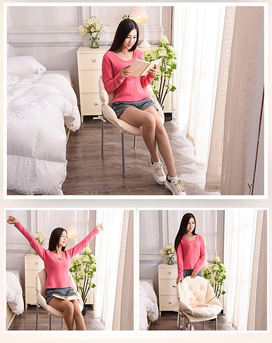 BackSupport - Cuscino per poltrona con cinghia elastica, accogliente, caldo, in peluche, per divano, ufficio, allevia il coccige, sciatica, coccige, sollievo dal dolore al coccige, cuscino per sedia,