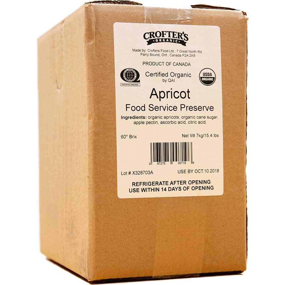 Organic Apricot Jelly by Crofters – Commercial Grade