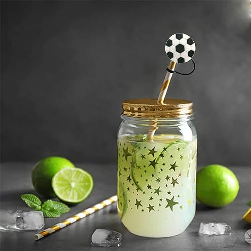 Miniatura 10 de 6 fundas de silicona para pajilla, tapas de pajilla, tapones reutilizables para pajilla, tapones de paja de silicona, fundas para popote de