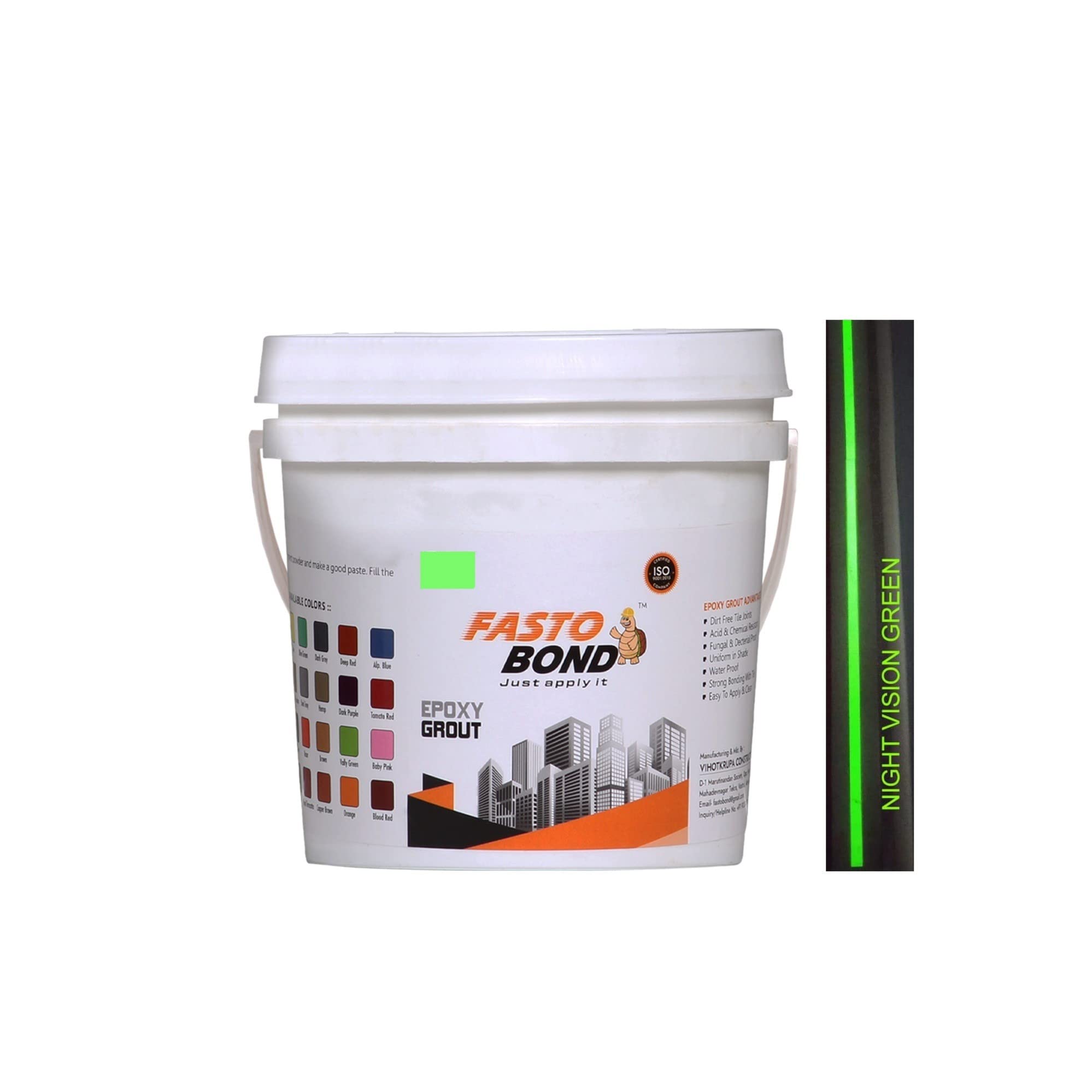 Night Vision Epoxy Grout - 1 Kg Radium Glows_ Green Colors Tile Grout | Night Vision | 3 Components only | Pack Of 1 (B0B8NWKW75) Amazon Price History, Amazon Price Tracker