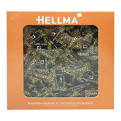 HELLMA 70000174 Lot de 380 grains d'expresso au chocolat noir