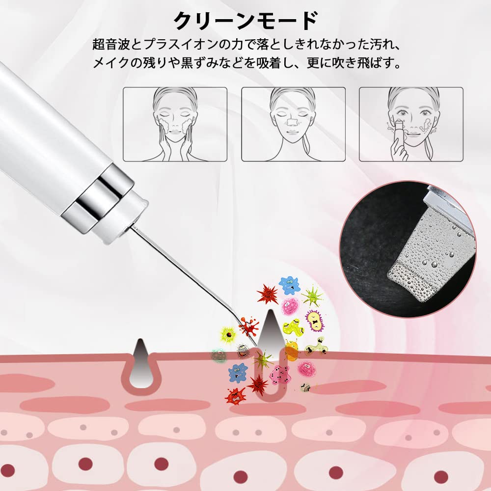 Amazon.co.jp: BLUECOOL ウォーターピーリング 美顔器 超音波