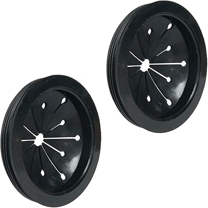 2 Pack Rubber Garbage Disposal Splash Guard Sink Baffle Disposal Replacement Waste Food Disposal Part for Whirlaway,for Waste King,for Sinkmaster and for GE Models