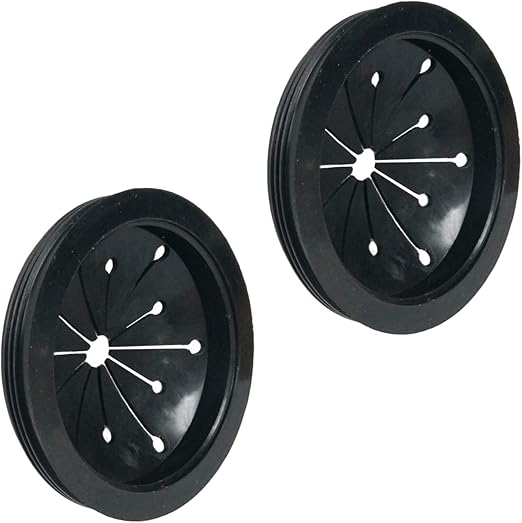 2 Pack Rubber Garbage Disposal Splash Guard Sink Baffle Disposal Replacement Waste Food Disposal Part for Whirlaway,for Waste King,for Sinkmaster and for GE Models
