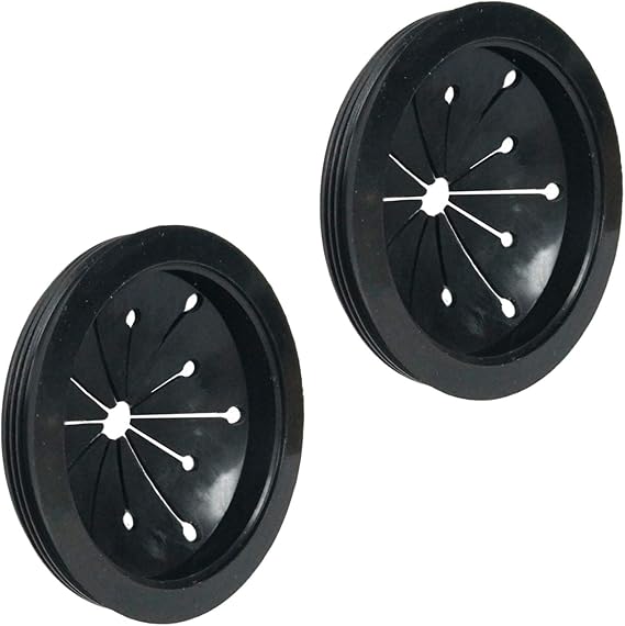 2 Pack Rubber Garbage Disposal Splash Guard Sink Baffle Disposal Replacement Waste Food Disposal Part for Whirlaway,for Waste King,for Sinkmaster and for GE Models
