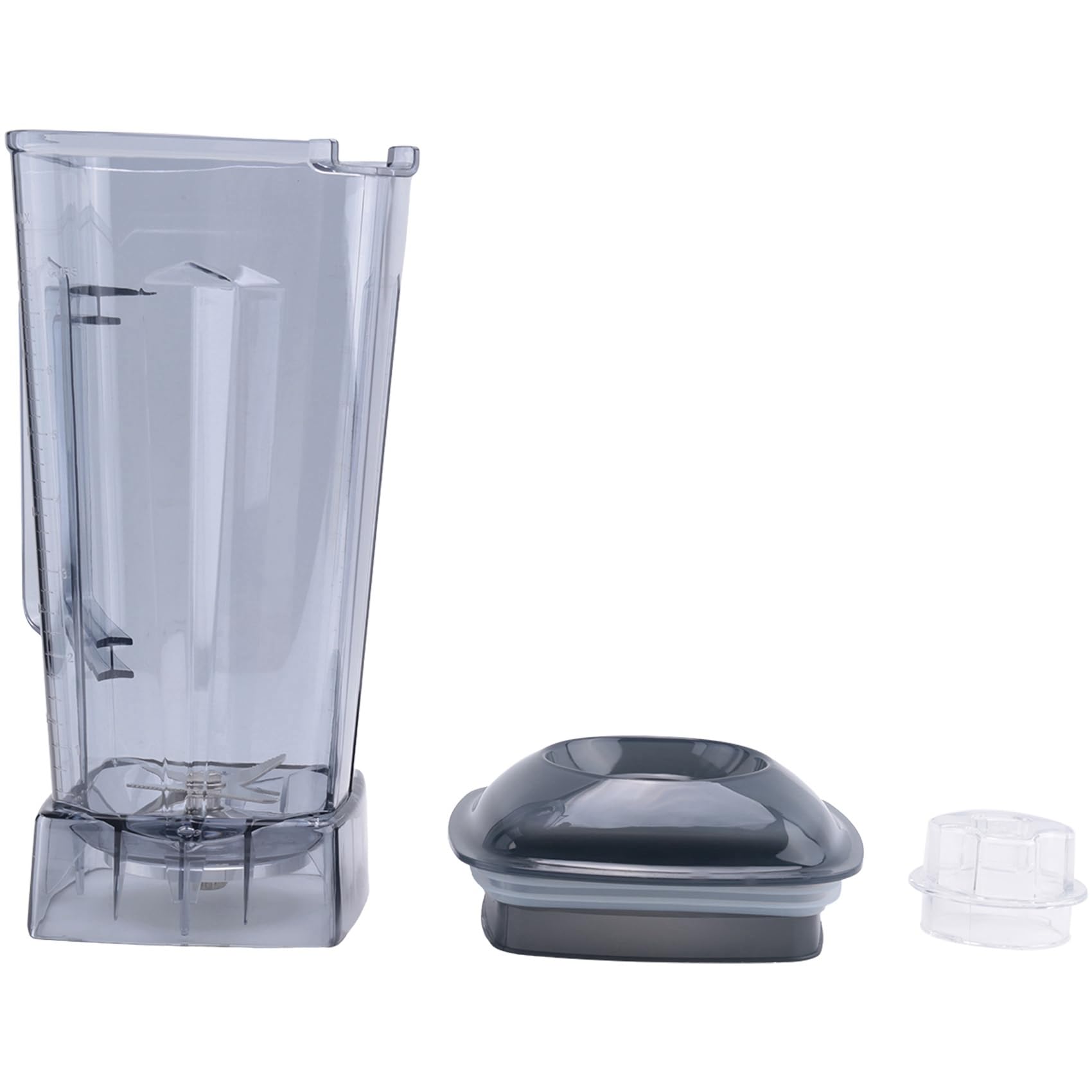 Jarra de repuesto para batidora, pieza de repuesto transparente, 2 L, capacidad de repuesto compatible con Silver Mixer