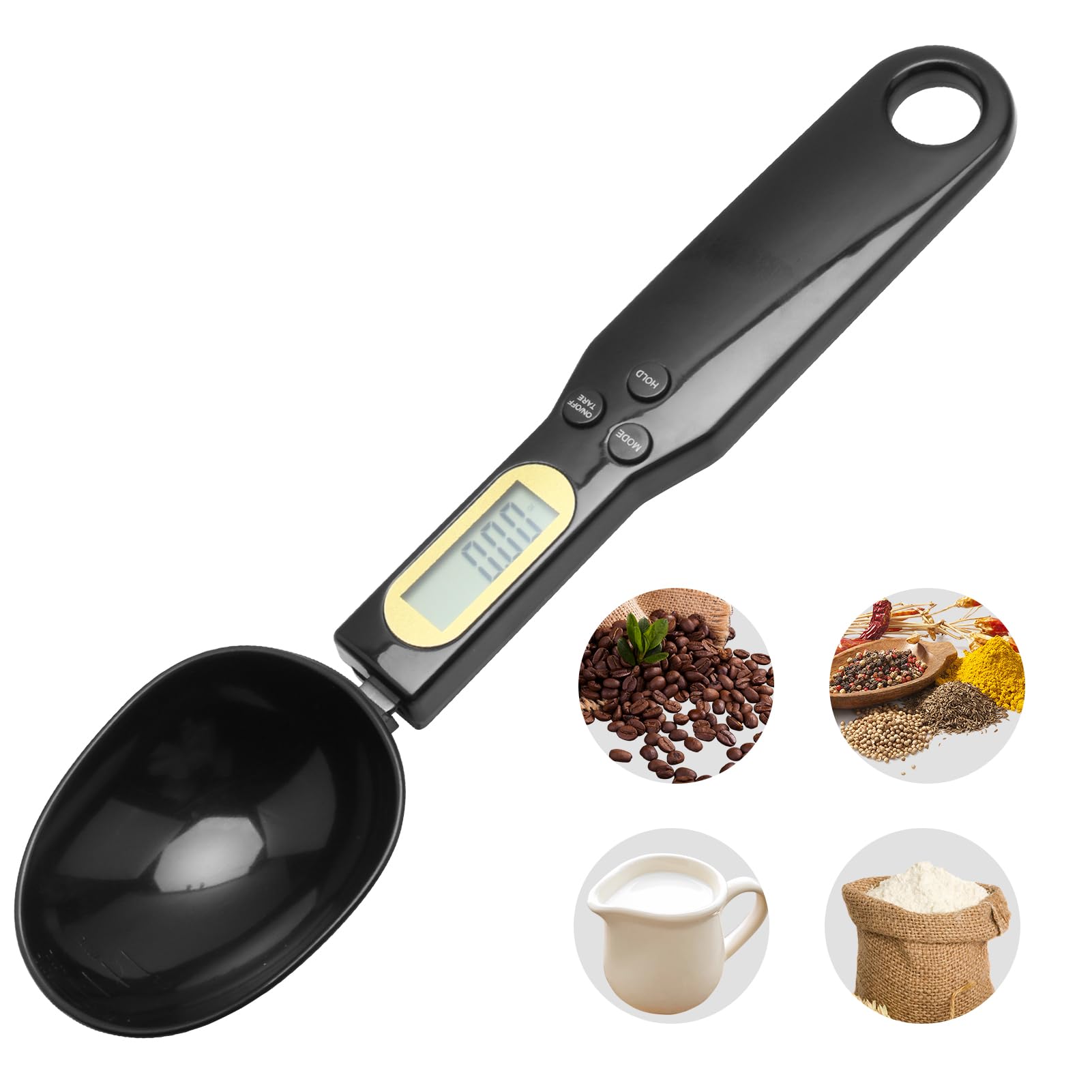 Digital Measuring Spoon,Electronic Weighing Spoon Scale 500g/0.1g