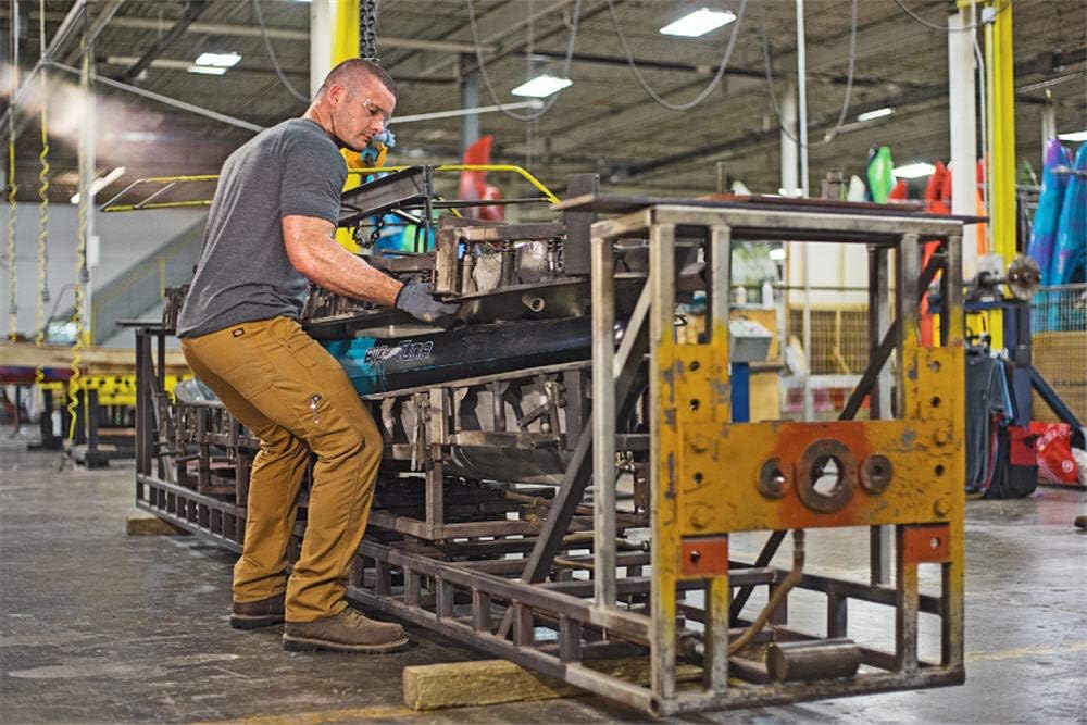 Dickies Men's Relaxed Fit Straight-Leg Duck Carpenter Jean 36W x 32L Black