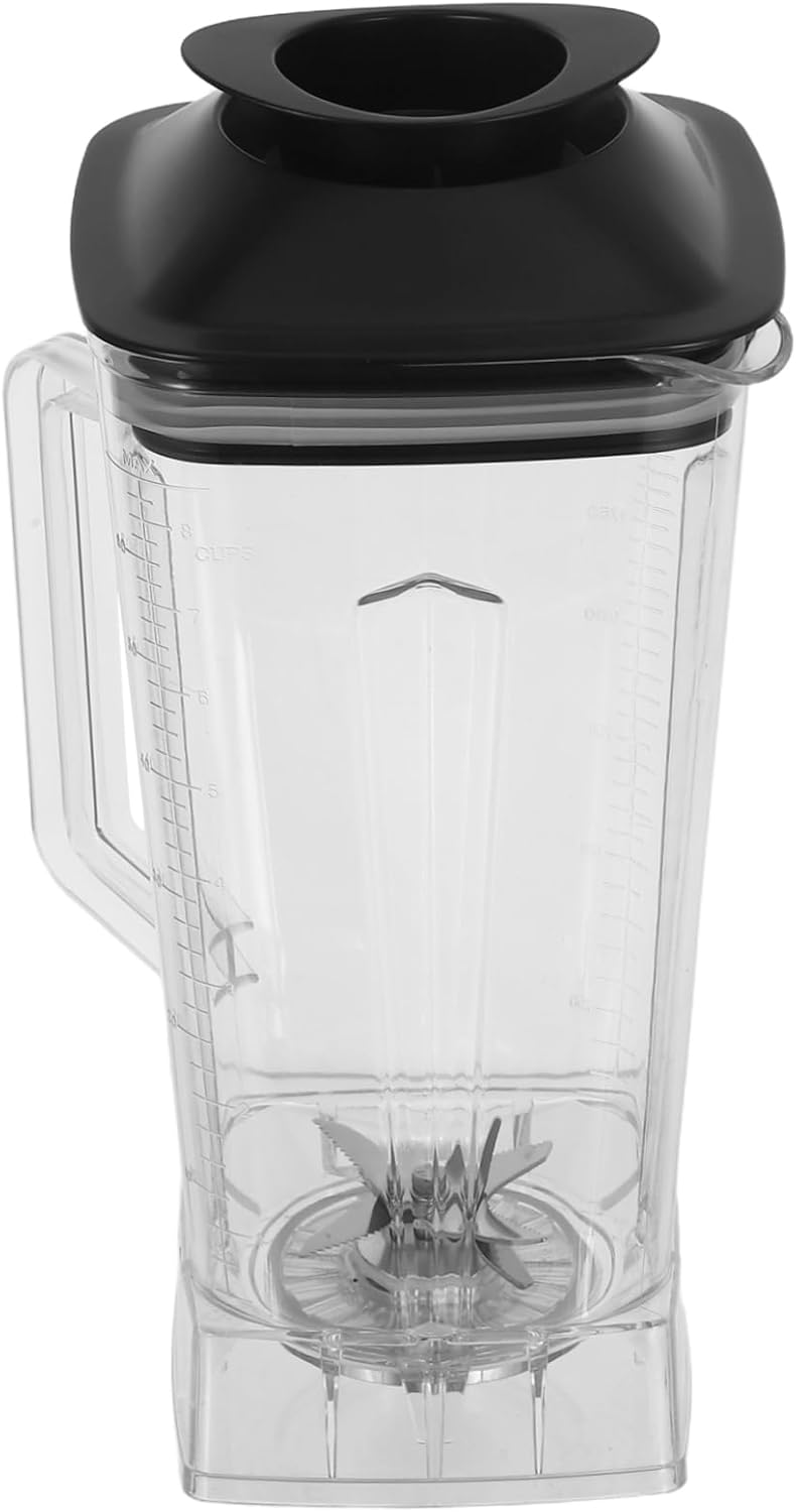 Commercial Blender Replacement Pitcher Clear Plastic Mixing Cup for Smoothies Juices Soy Milk Stable Design for Efficient Beverage Preparation Restaurants and Catering