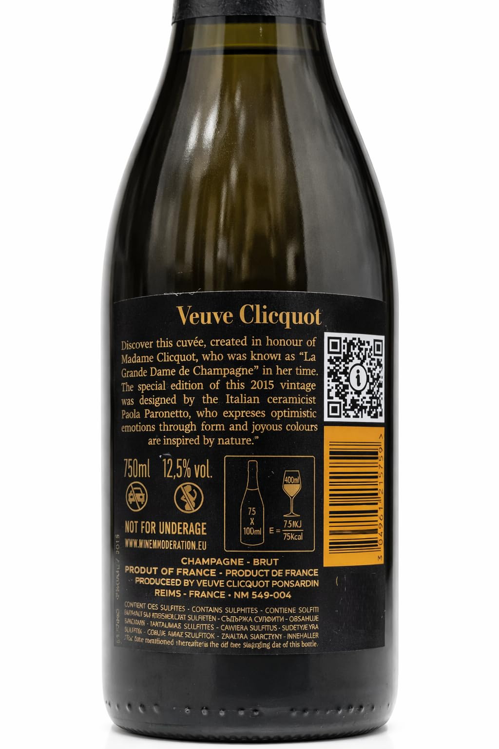 Veuve Clicquot La Grande Dame 2015 0,75 Liter 12,5% Vol.