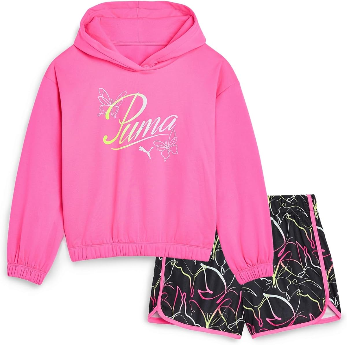Kids Hoodie Pullover & Shorts Set (Big Kid)