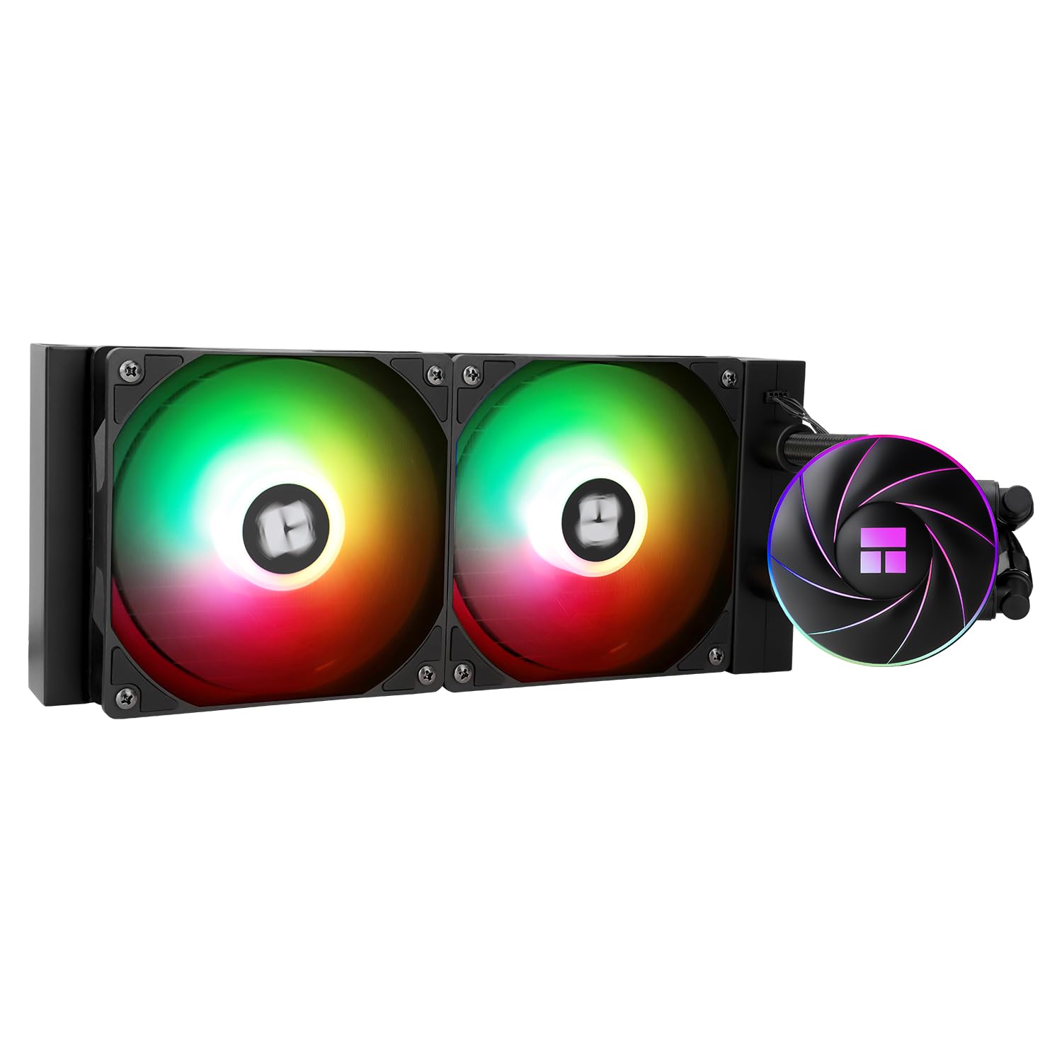 Thermalright Aqua Elite 240 ARGB V4 CPU Aio Cooler, 240 CPU Liquid Cooling, Pump Head Speed up to 6400RPM,for AM4/AM5, Intel LGA1851/1150/1151/1200/