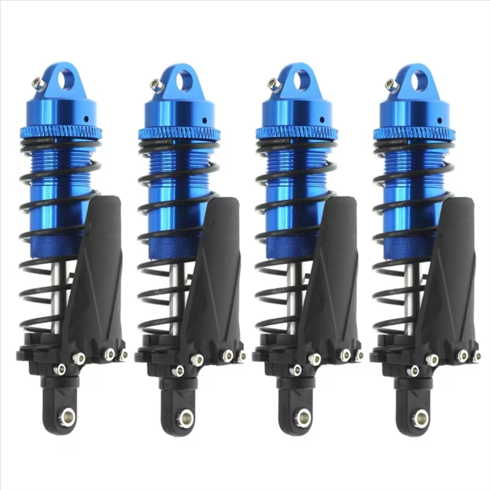 Compatible avec TRX4 pour Axial SCX10II D90 CC01 1/10 Pièces pour Voiture À Chenilles RC 4 Amortisseurs Métalliques Piggyback Trou 90 Mm D'Amortisseur Rc