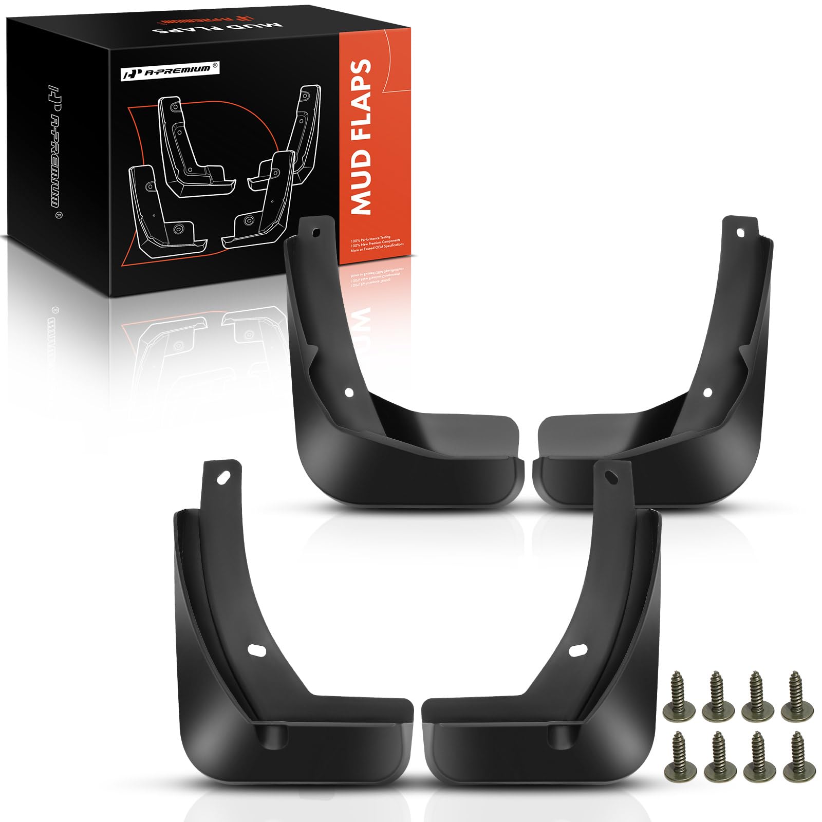 A-Premium Splash Guards Mud Flaps Mudflaps Mudguards Compatible with Volkswagen Golf 2015 2016 2017 Front & Rear 4-Pcs Kit