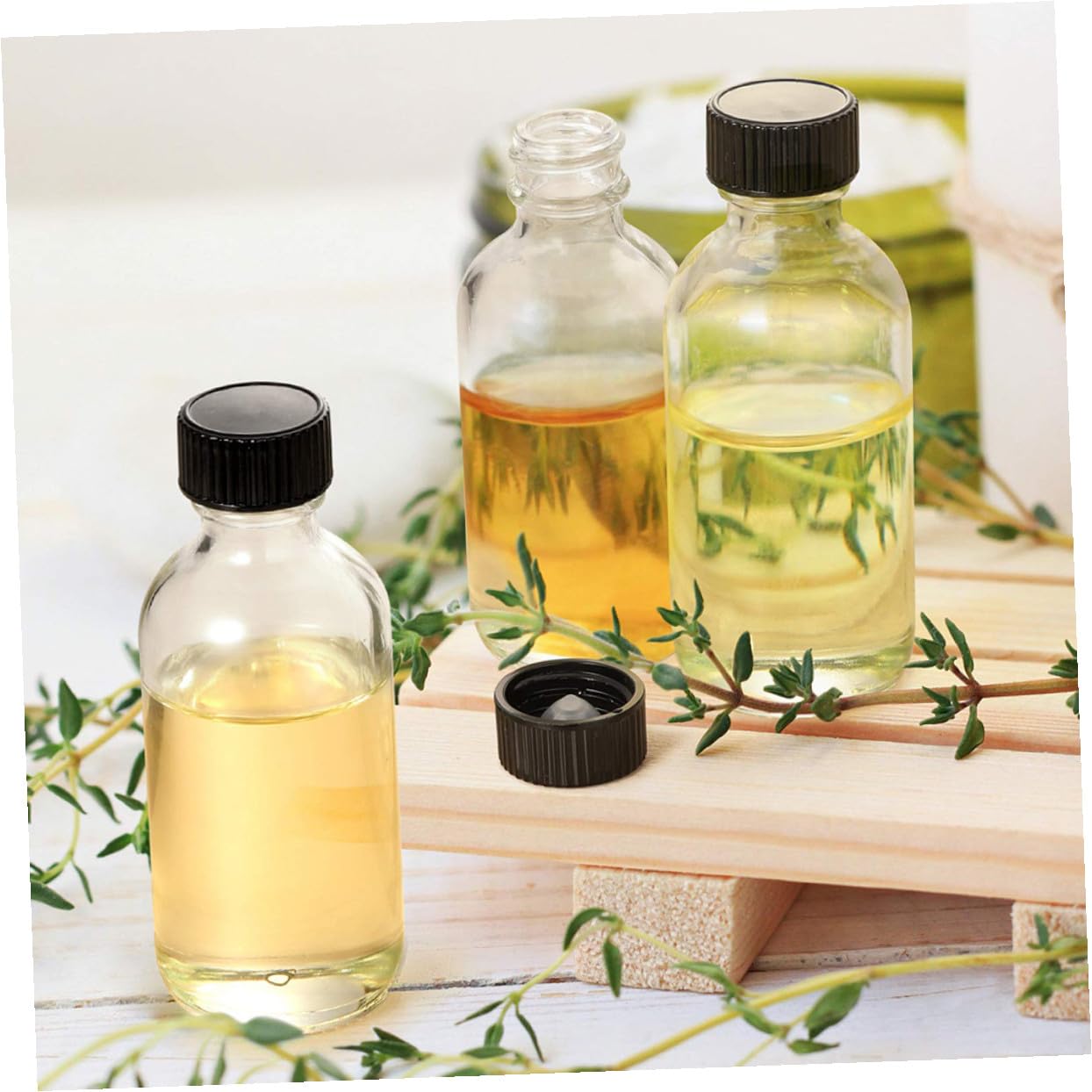 Glasreagenzflasche 120ml 12 Stück Transparent für Labor und Klinik