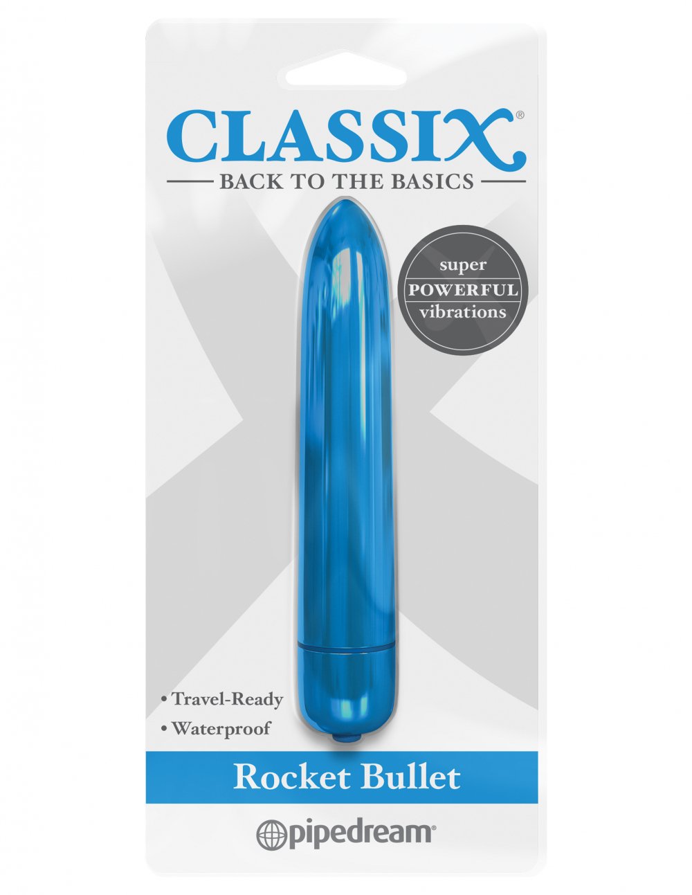 Classix Rocket Bullet Vibrator - Blue
