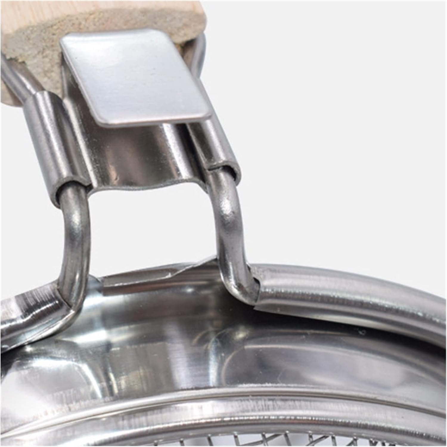 Fry Baskets Stainless Strainer Steel Colander Noodle Dumplings Mesh Basket for Deep Fryer French Fries Dryer Vegetable Frying Basket Sink French Fry Chip Basket (Color : A)
