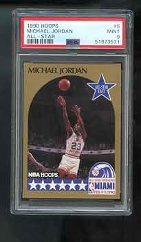 スポーツ選手 Michael Jordan SP PSA 9 Amazon.com: 1990-91 Hoops #5 Michael Jordan PSA 9 Graded