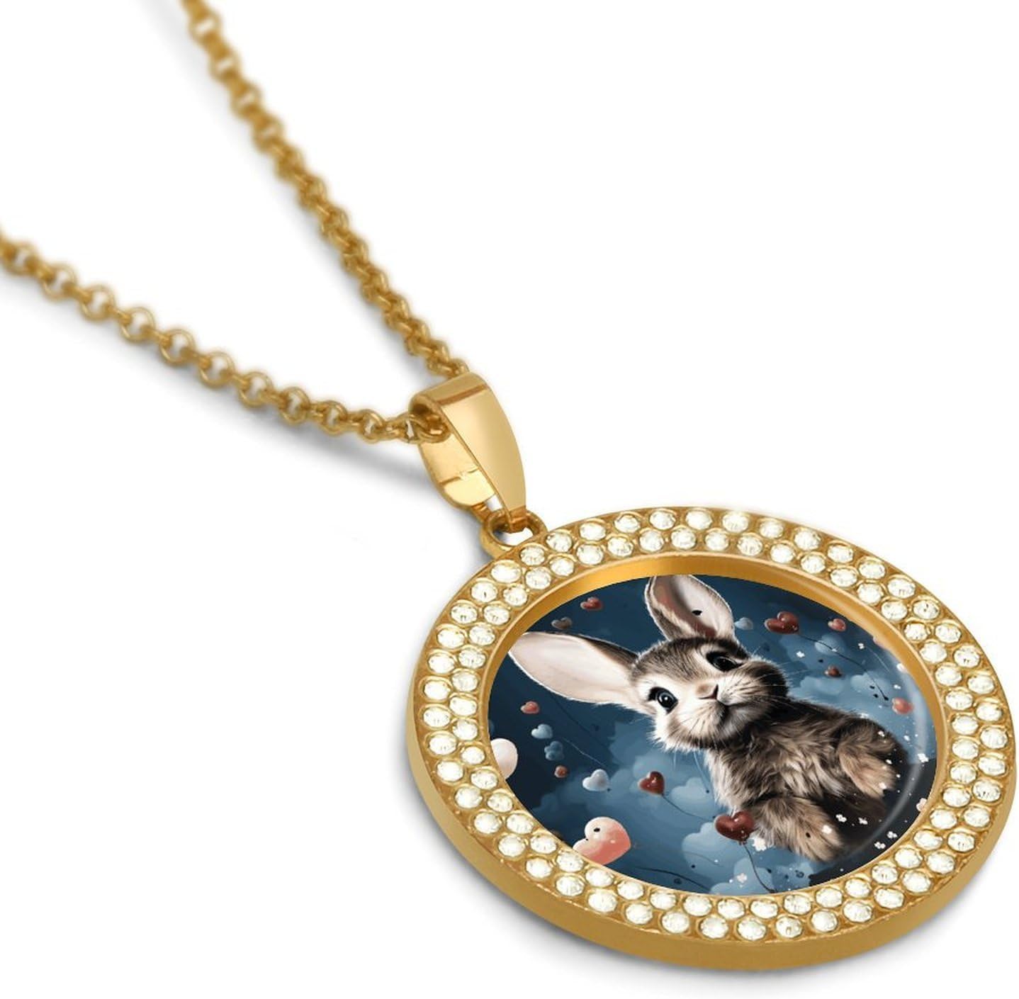 Cats Necklaces for Women Circle Vintage Diamond Pendant Necklace Women's Jewelry with Adjustable Stackable Dainty Trendy Jewelry image 3