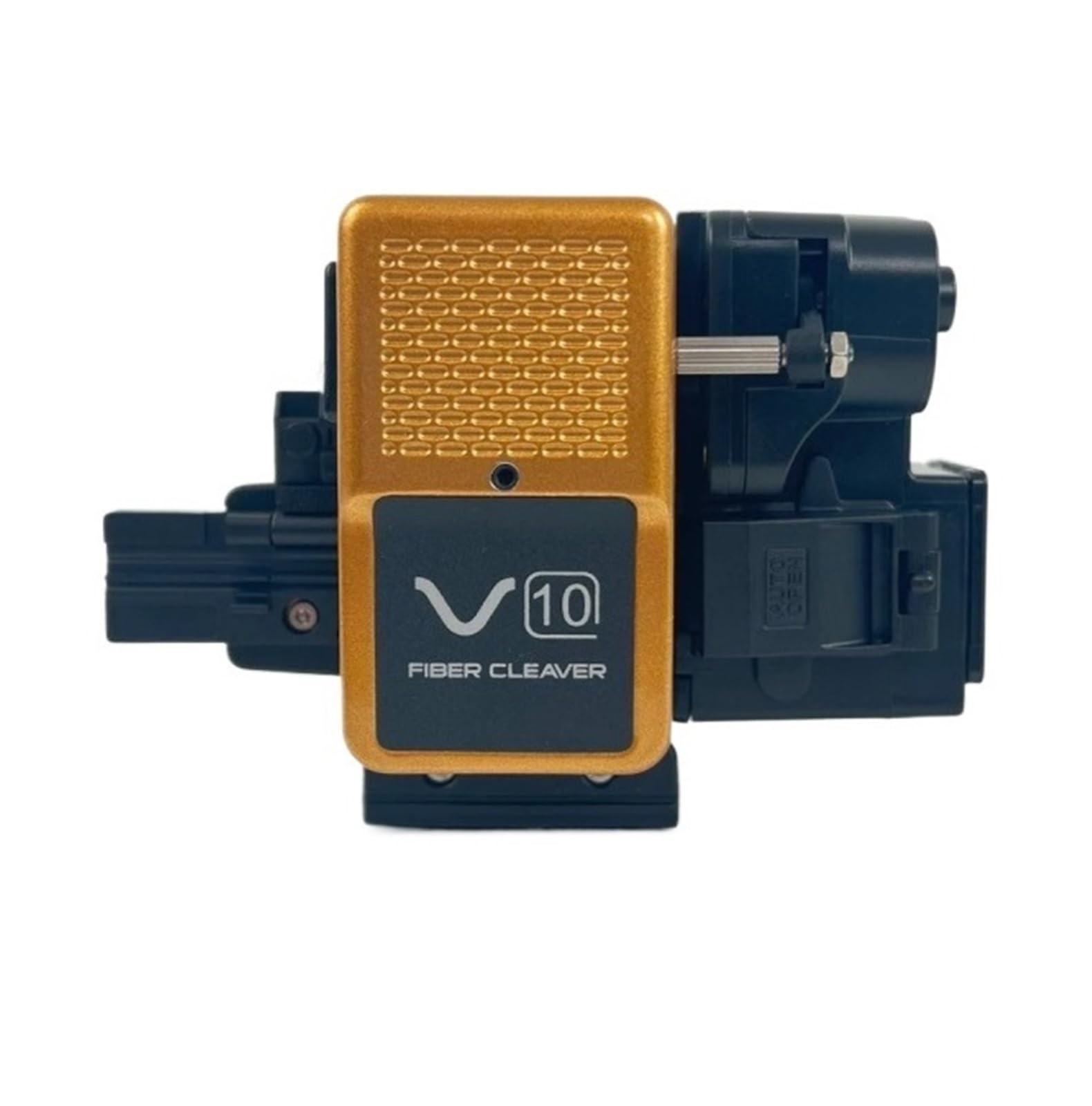 Optical Fiber Cleaver, V10 Fully Automatic Fiber Optic Cleaver One-step FTTH Cutting Knife Press With Scrap Collector