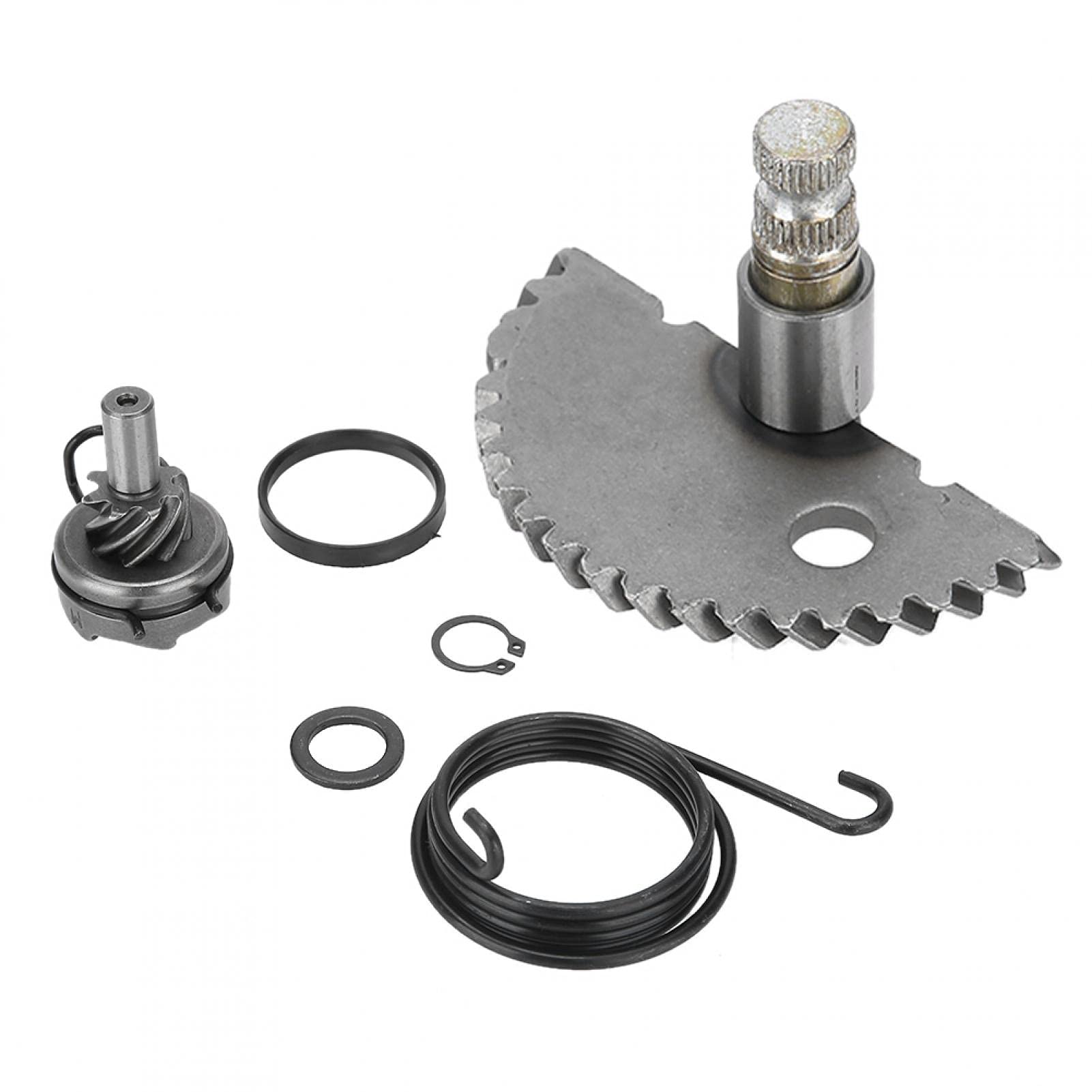Yctze pour kickstarter speedfight 3 lc Ensemble de pignon de renvoi d'arbre de démarrage en aluminium pour cyclomoteur GY6 50CC 80CC 139QMB pour scooter 50cc longjia