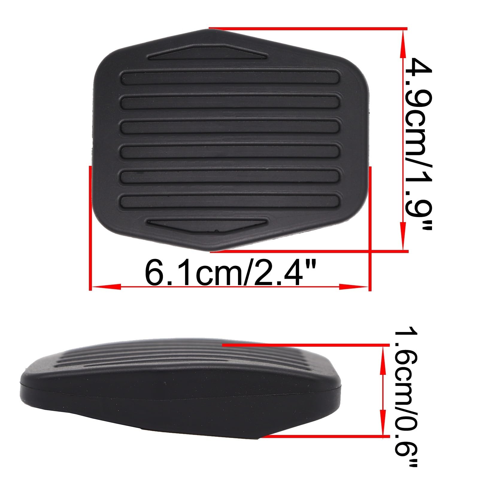 Copri Pedali Auto Pedali Auto Per Ford S-Max 2007 2008 2009 2010 2011 2012 2013 2014 Carburante Gas Freno Nessuna Foratura Pedale Parti Di Copertura Freni Pedaliera (Size : 3 pcs