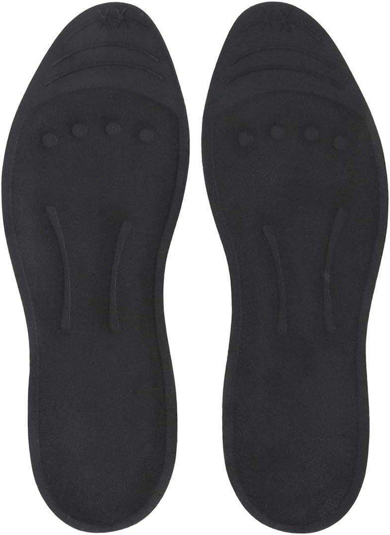 Exceart 1 Pair Liquid Massage Insoles Glycerin Filled Insert Orthotic Shoe Insoles Foot Massage Breathable Sports Absorption Insoles for Men Women Size