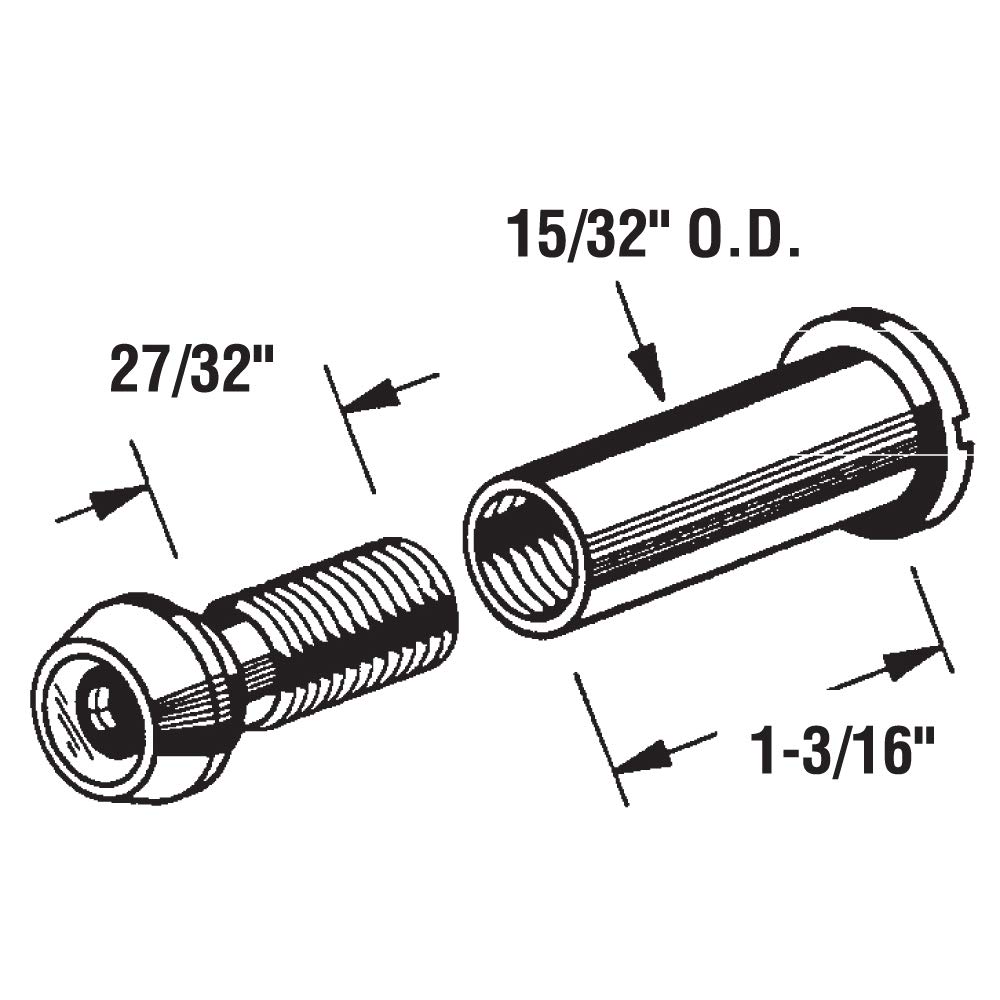 Defender Security S 4365 Door Viewer, 160-Degree, 1/2-Inch, Ul, Satin Chrome - Image 2