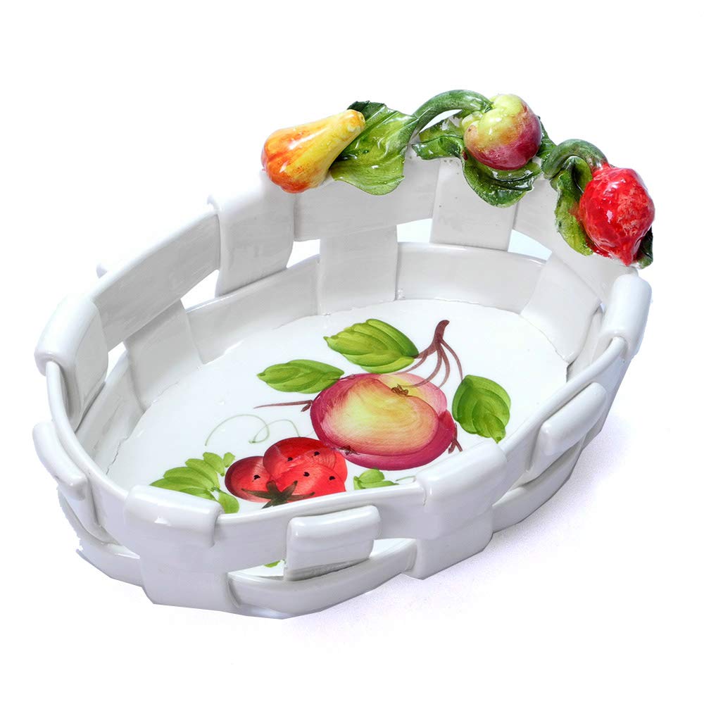 イタリー製 フルーツ置き Amazon｜イタリア製 陶器 フルーツ