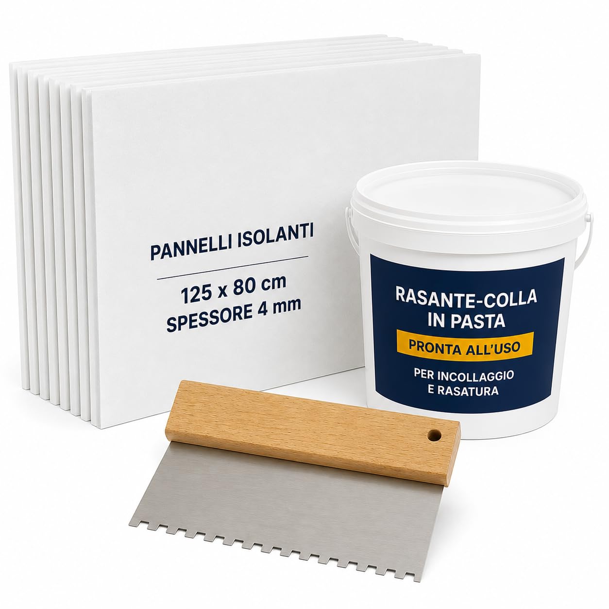 Kit Isolamento Termico Interno 10 mq per Pareti Umide e Fredde | Sistema Antiumidità e Cappotto Termico Fai da Te