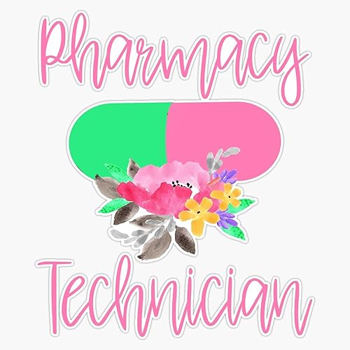 Imán de farmacia para técnico de farmacia, adhesivo magnético para parachoques de coche, flexible, reutilizable, vinilo magnético de 5 pulgadas