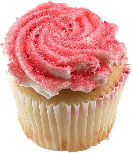 Miniatura 4 de Hobbyland Azúcar lijado de color natural (fucsia) hecho con colorante natural para alimentos, color hecho a mano, cristales de azúcar de tamaño