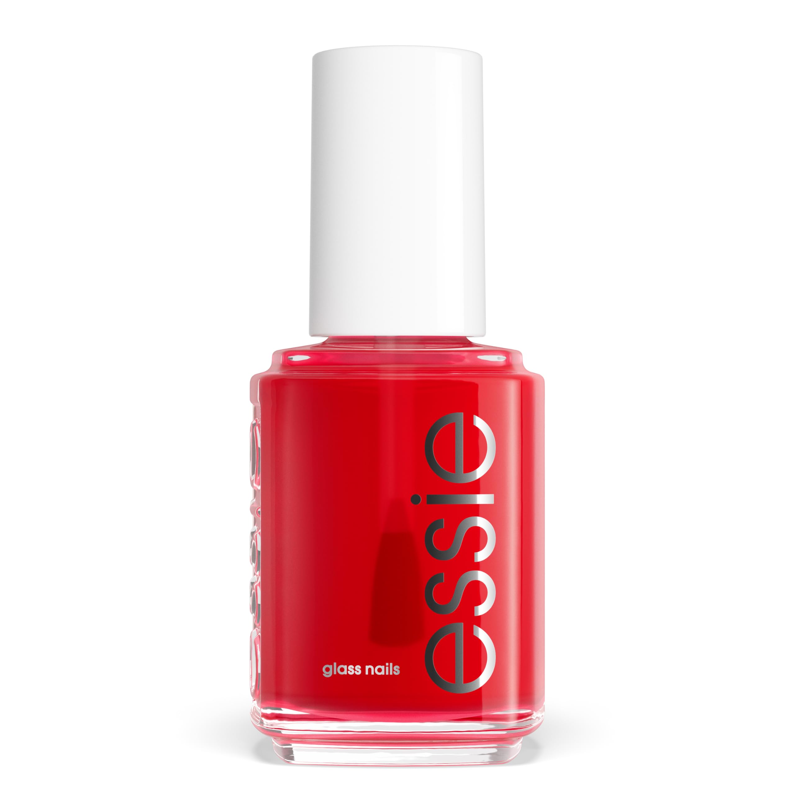 Essie Glass Nails Full Blown, Vibrant Pink Nail Polish, Sheer Finish