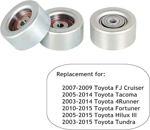 Miniatura 3 de labwork Kit de polea tensora de repuesto para Toyota 4Runner Tacoma Tundra Hilux 4.0L V6 1GRFE 2003-15