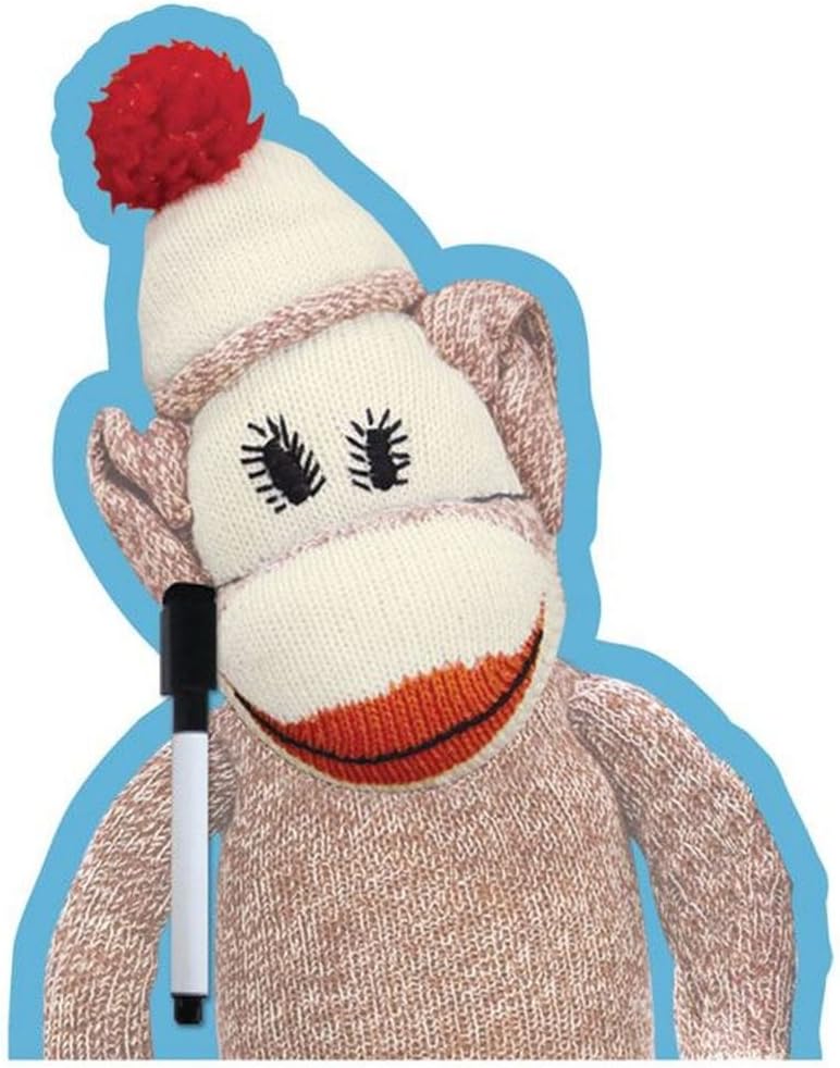 iscream Sock Monkey Shaped Dry Erase Board by iscream Amazon.de