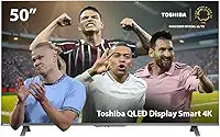 Smart TV QLED 50" 4K Toshiba 50C450NS Google TV 3 HDMI 2 USB Wi-Fi - TB034M