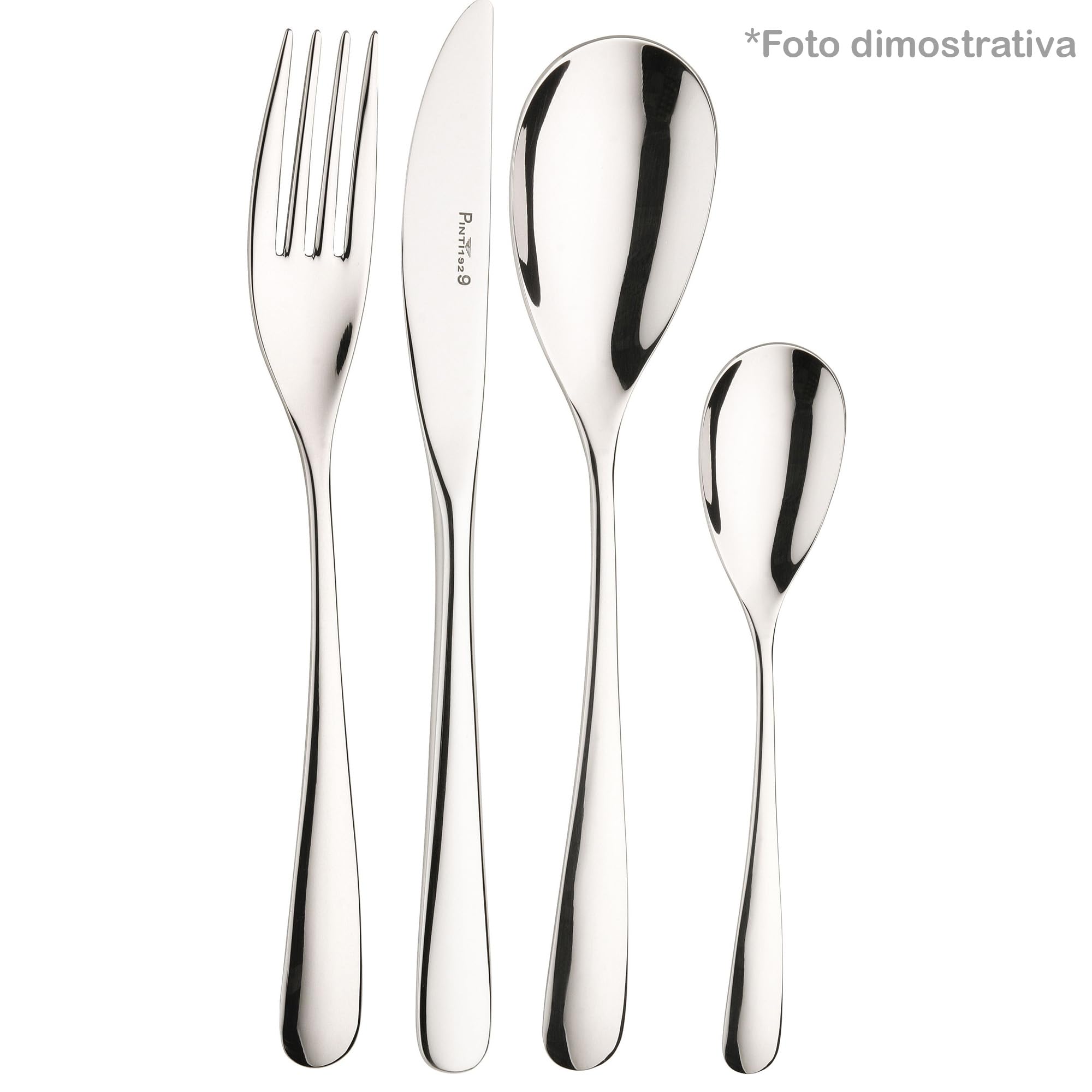 Sicignano Set 12 Coltelli da Pesce Swing in Acciaio Inox 19,8 cm, Fornitura Professionale per Hotel, Catering e Ristoranti, Stile Raffinato