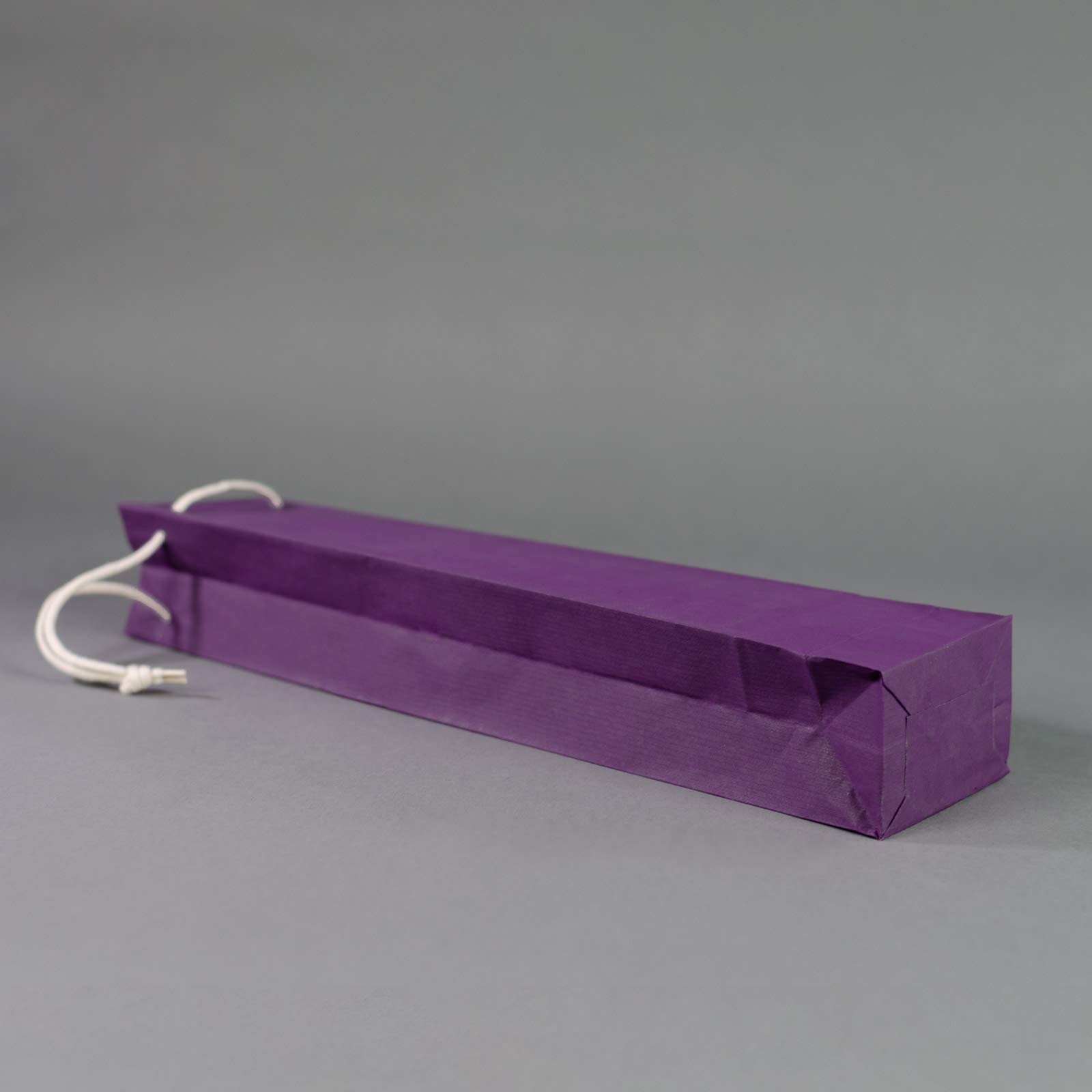 50 x Flaschentaschen lila 9,5+6,5x38 cm | Flaschentüten | Geschenktüte Flasche Wein | Weintaschen | HUTNER