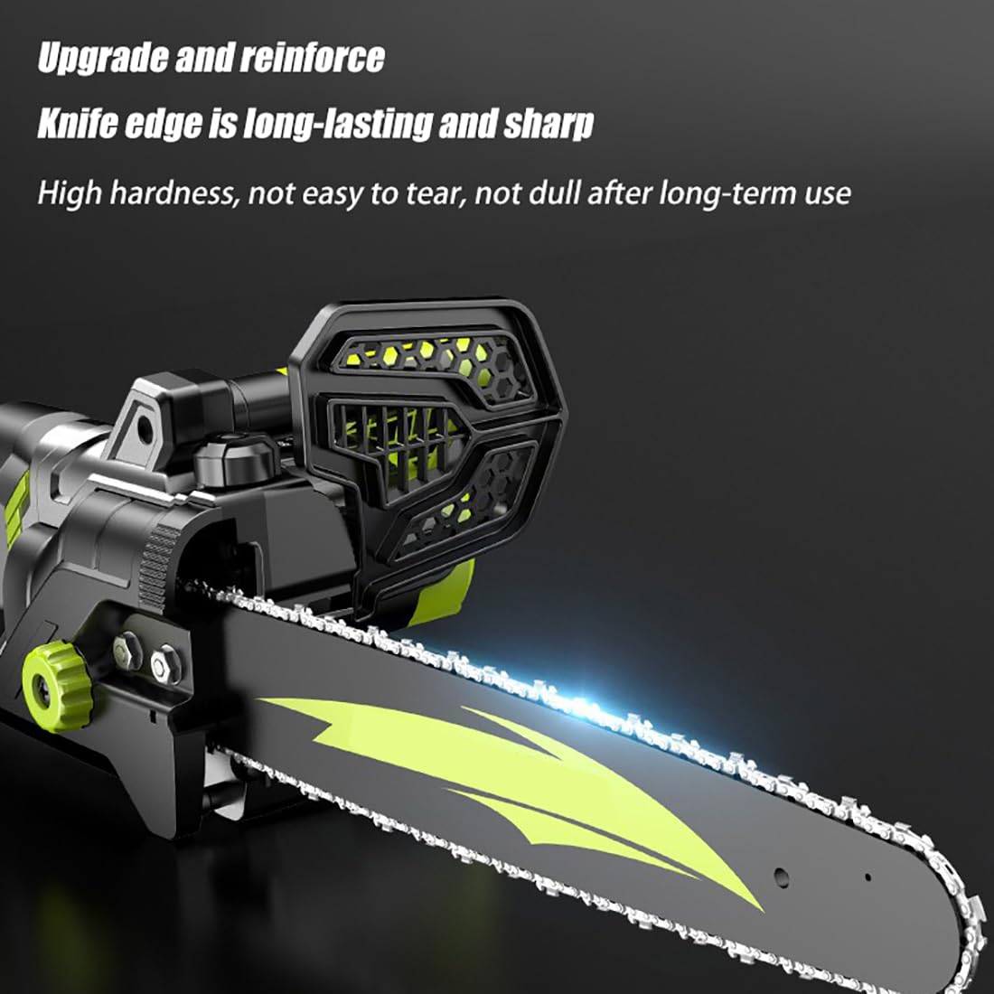Motosierra eléctrica de 16", motosierra con cable de 3,5 kg, engrasador automático, protección contra contragolpes, tensor de cadena sin herramientas, con bloqueo de seguridad