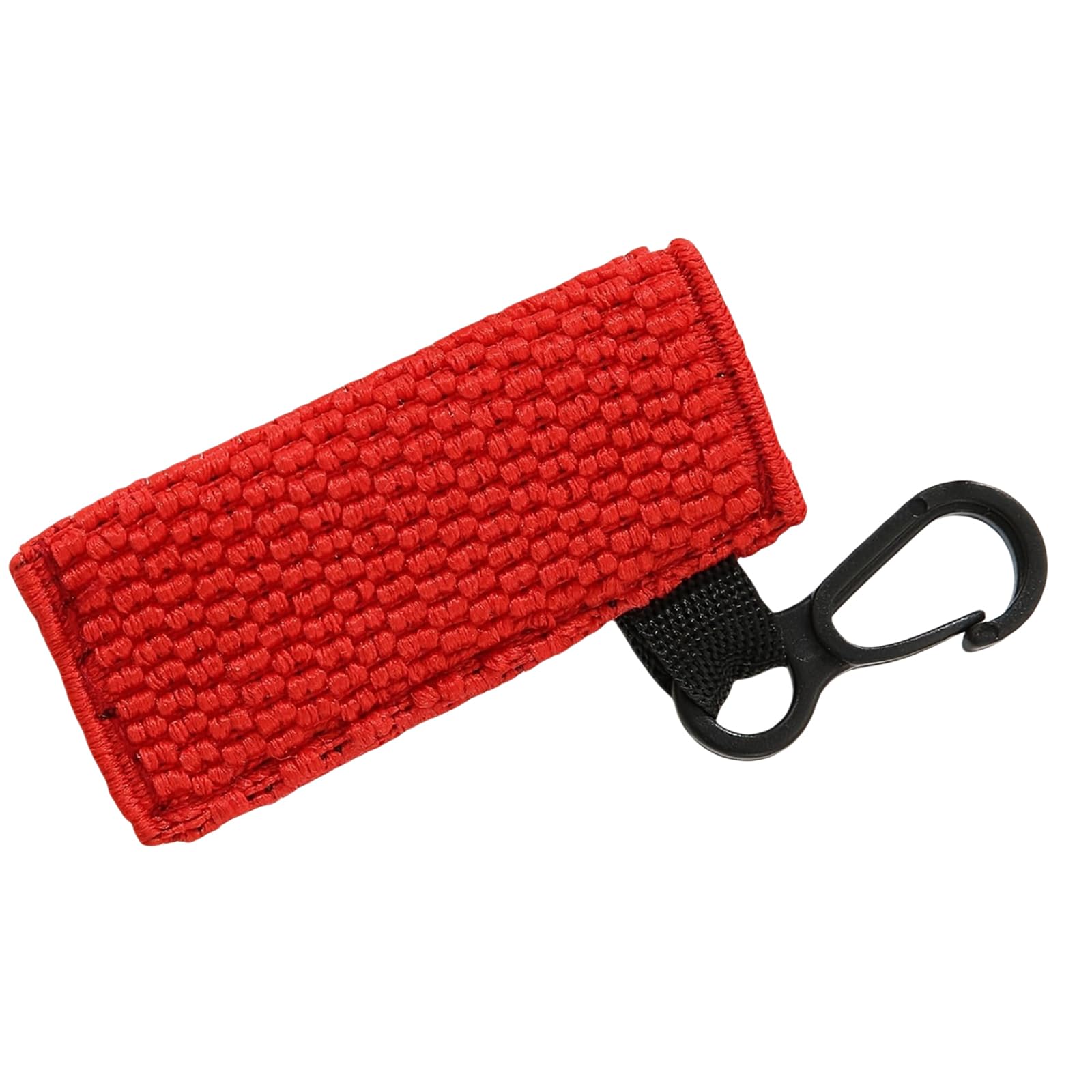 MHADBKH Fashionable Lip Balm Keyring Lipstick Holder Keychain Elastic Clip on Cosmetic Case Practical Travel Storage Accessory Clip on Chapsticks Storage Sleeve