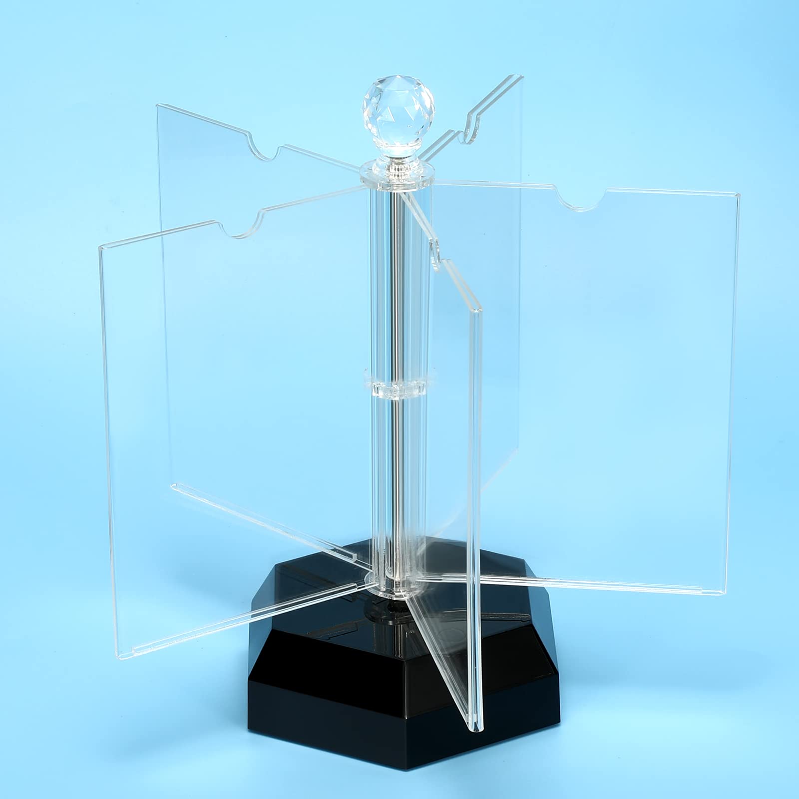 ZEEYUAN 4x6 Acrylic Photo Frame Accessories - Included 2 Pcs of Acrylic Frames