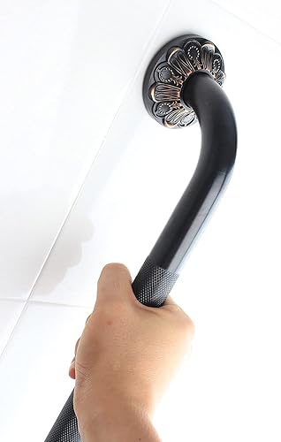 IMPEU Barra de agarre antideslizante de baño de 24 pulgadas, barra de ducha texturizada para bañera, reposabrazos de seguridad para el hogar,