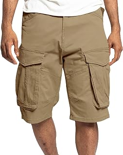 LindoMaker Cargo Shorts for Men UK with Pockets Bermuda Shorts Breathable Athletic Hiking Shorts Plus Size Running Shorts