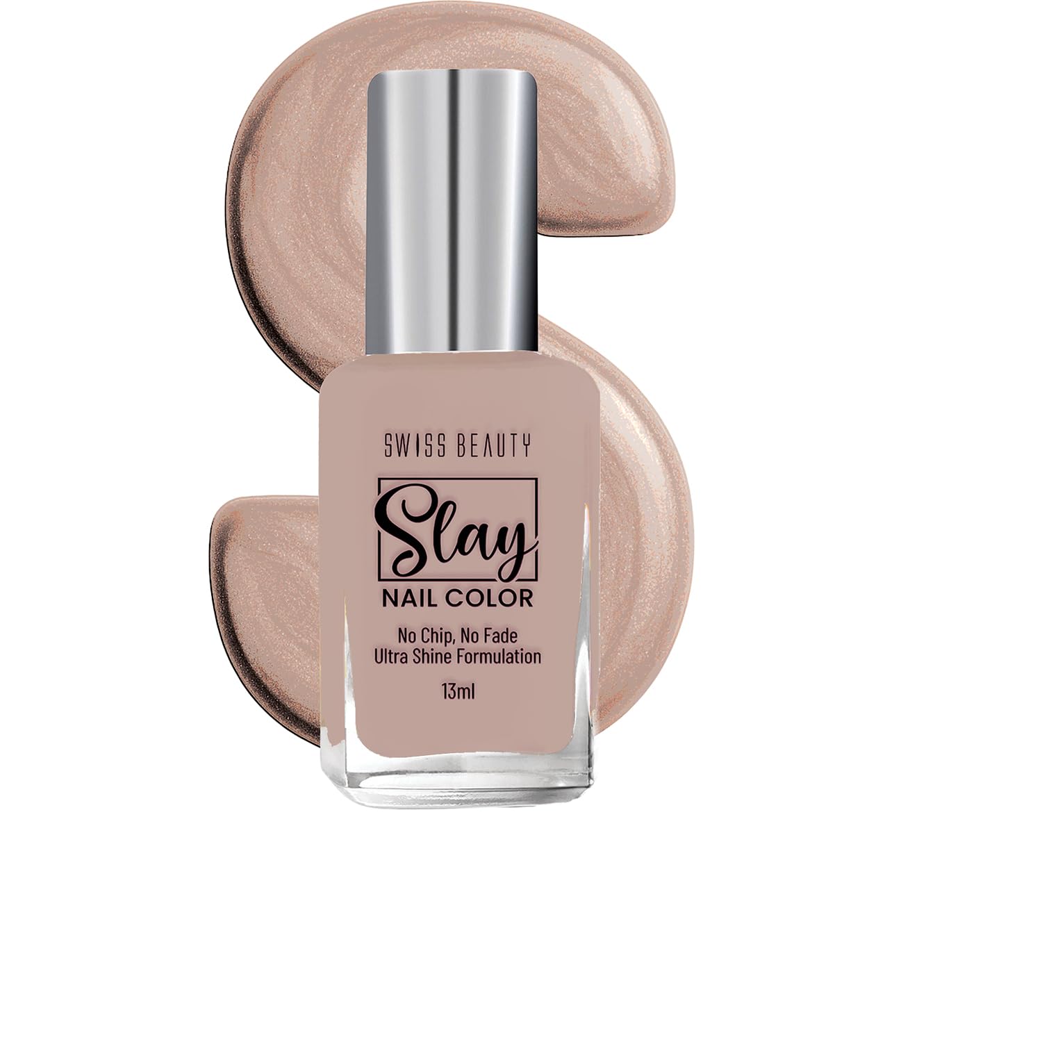 Swiss Beauty Slay Nail Colour – Vibrant, Glossy & Long-Lasting - 13 ML, Classic Cream-picture-19