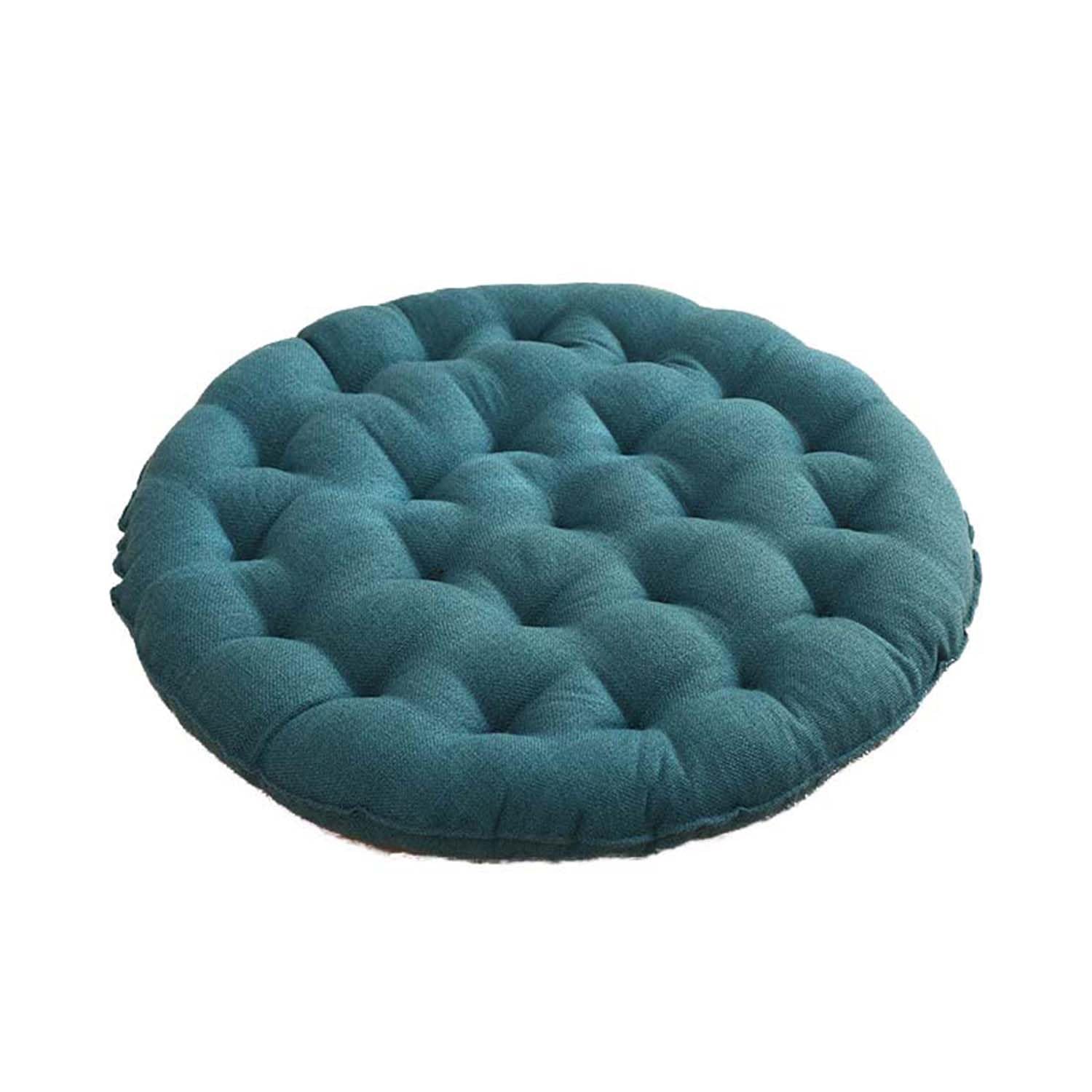 Waigg Kii Soft Floor Cushion Thick Chair Seat Cushions,Large Floor Pillows Round Meditation Cushion for Living Room/Yoga/Balcony/Patio/Tatami/Outdoor/indoor (M,75CM)