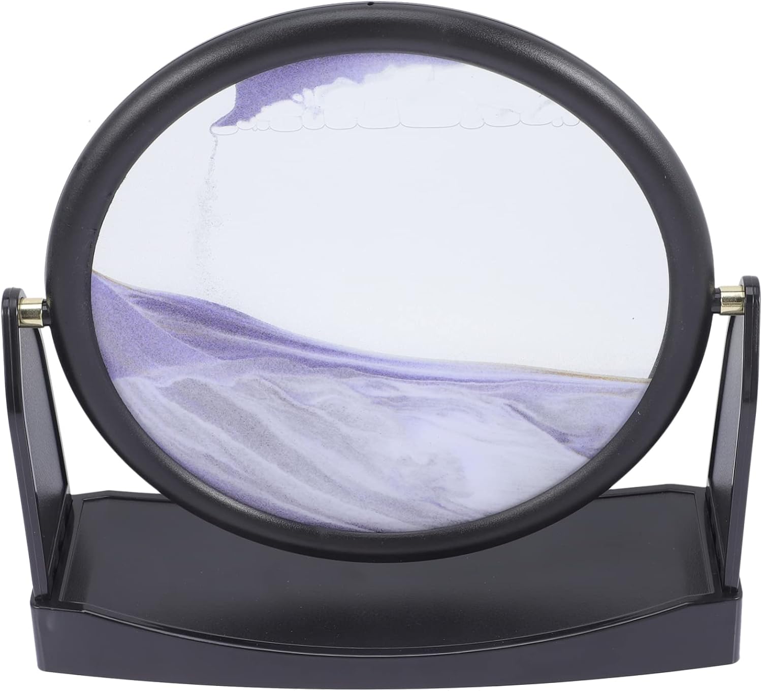 UPKOCH Moving Sand Art Painting Creative Relaxing Sandscape Decor for Home Office Elegant Design with Rotating Base Desk Toy and Ornament for Soothing Ambiance