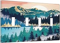 Vista 9 de Cubierta de interruptor de luz decorativa de pared de bruja negra Ouija Gótica Esqueleto Calavera 1 banda Placa frontal eléctrica de interruptor