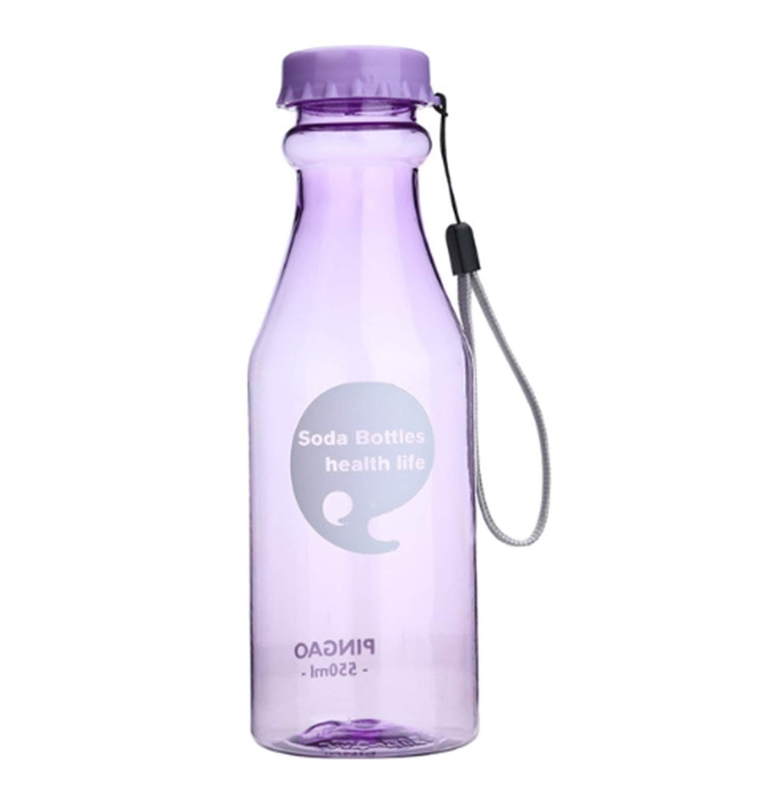 Bouteille d'eau de voyage 550ML incassable pour le sport