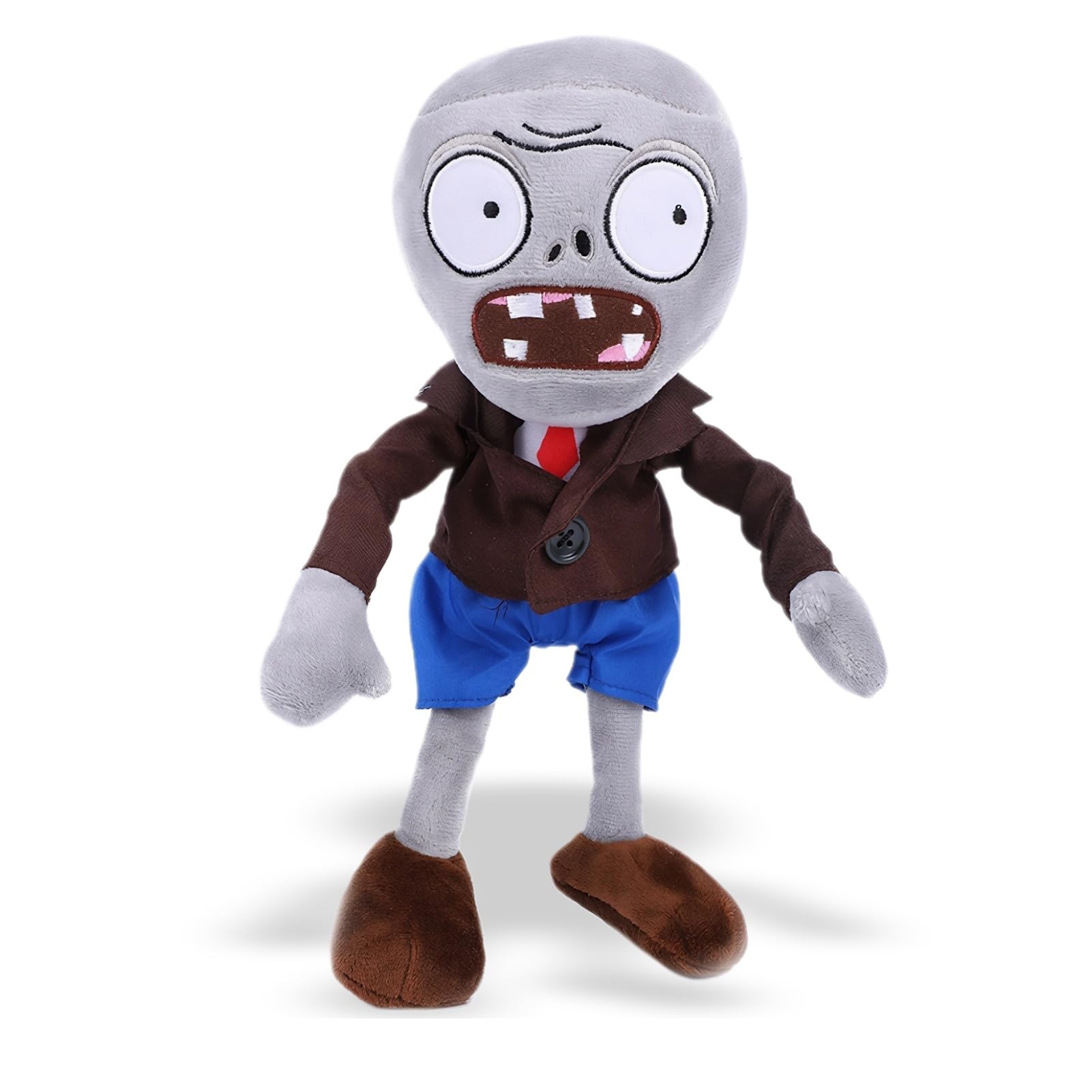 Dyharnsty Plants vs Zombies Plush Toys Soft Figure Doll, PVZ Gray Zombies Plush