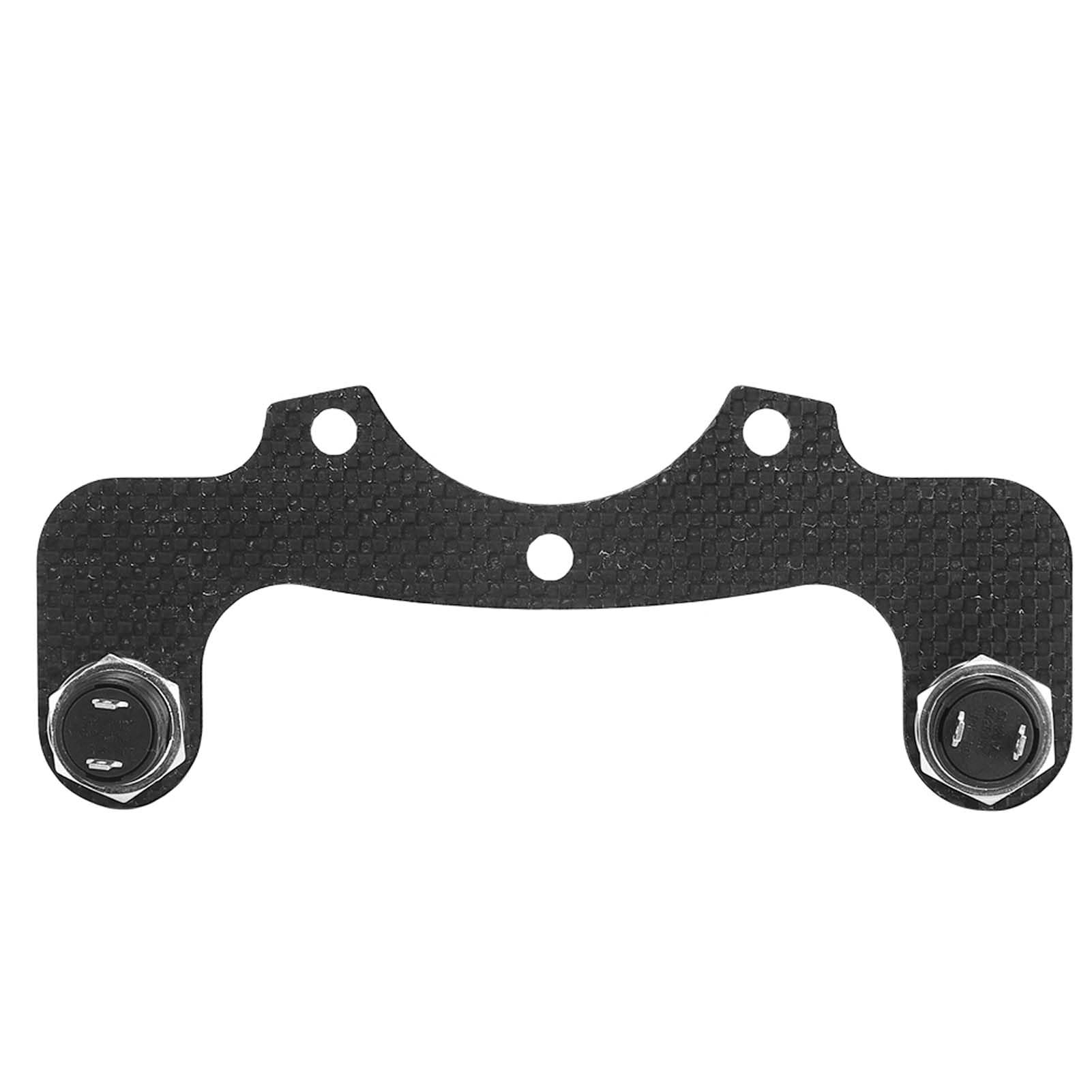 Kits de Boutons de Klaxon Externe en Fibre de Carbone pour Volant 6 Boulons – Version à Double Bouton, monté entre L'adaptateur de Moyeu et le Volant (paire)